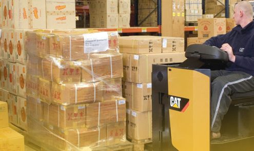forklift warehouse